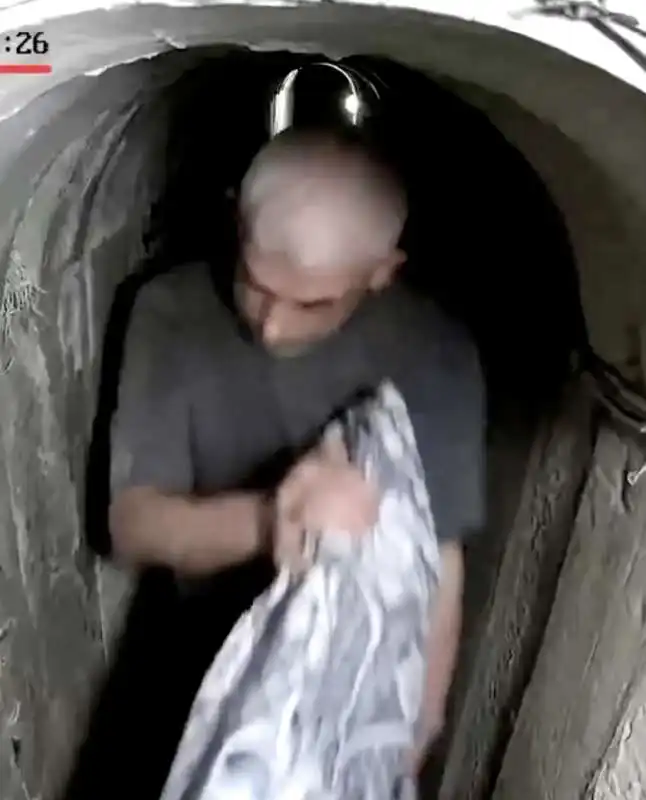 sinwar in un tunnel di gaza