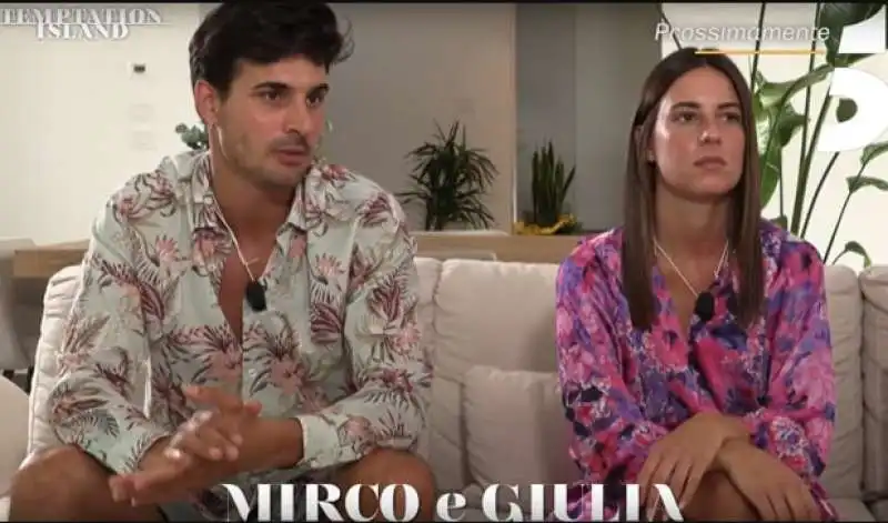 TEMPTATION ISLAND - MIRCO E GIULIA