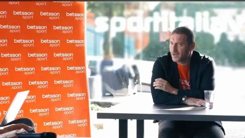 totti intervista betsson