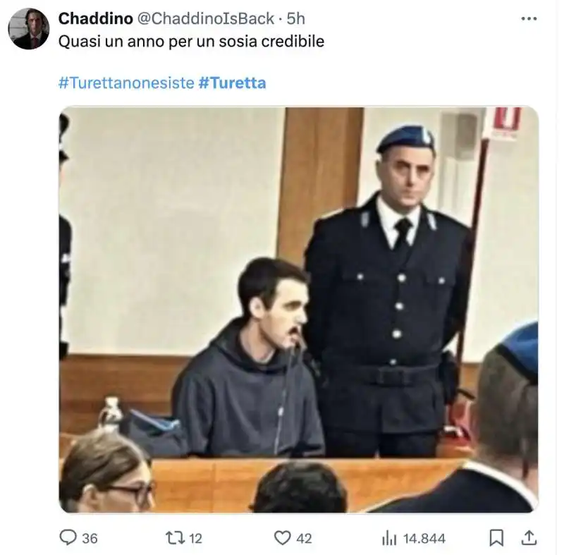 tweet dei negazionisti di filippo turetta   2