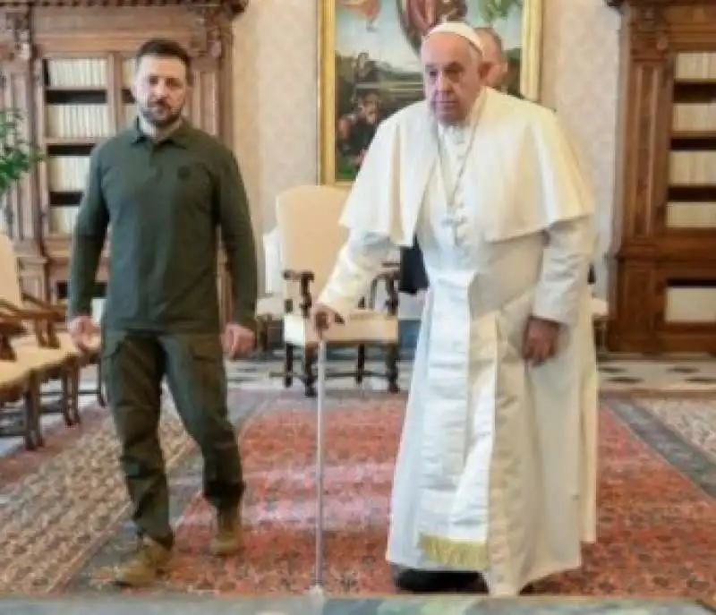 volodymyr zelensky papa francesco 