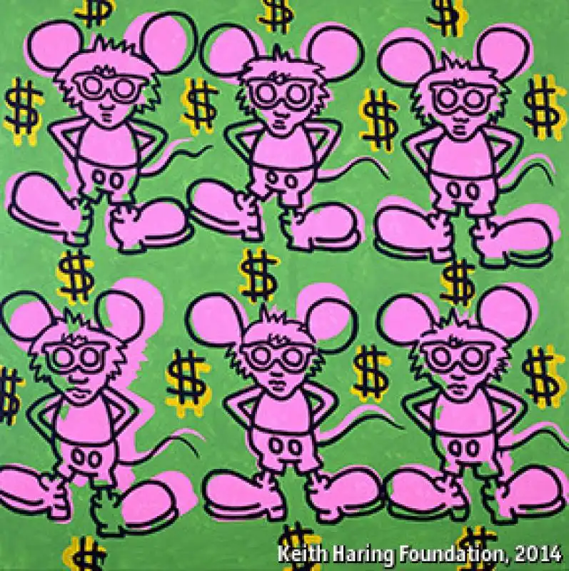 andy mouse di keith haring