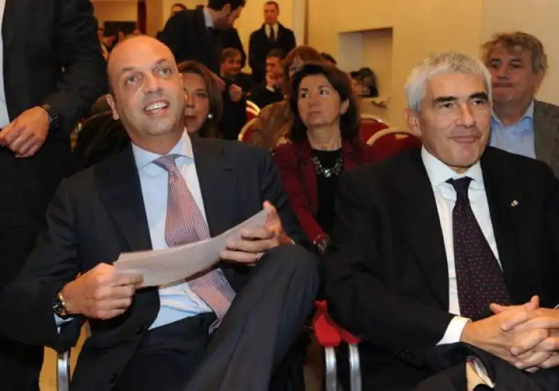 angelino alfano e pierferdinando casini