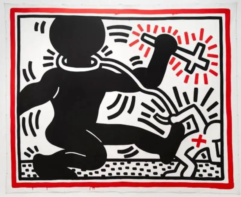 apartheid di keith haring