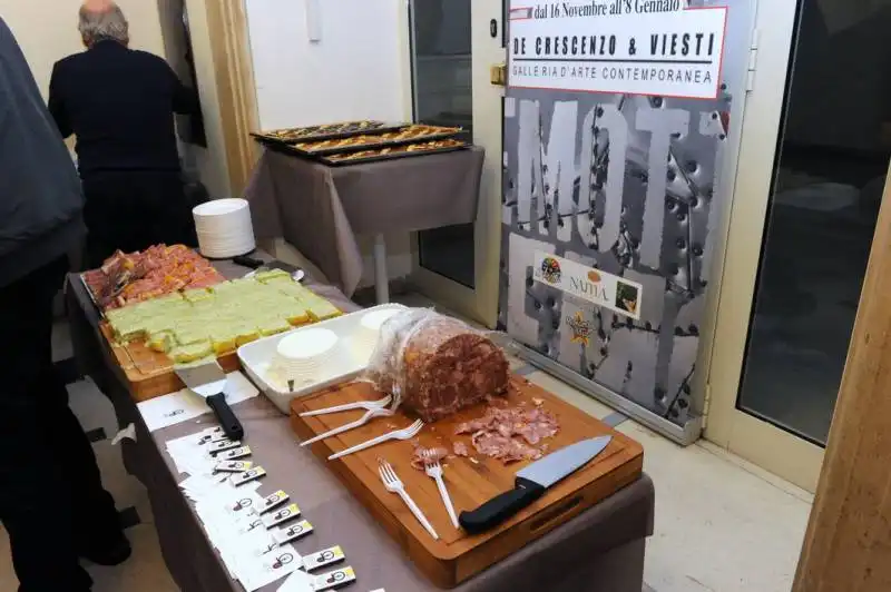 buffet per gli ospiti