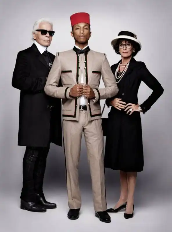 cara delevingne e pharrell williams per karl lagerfeld 9