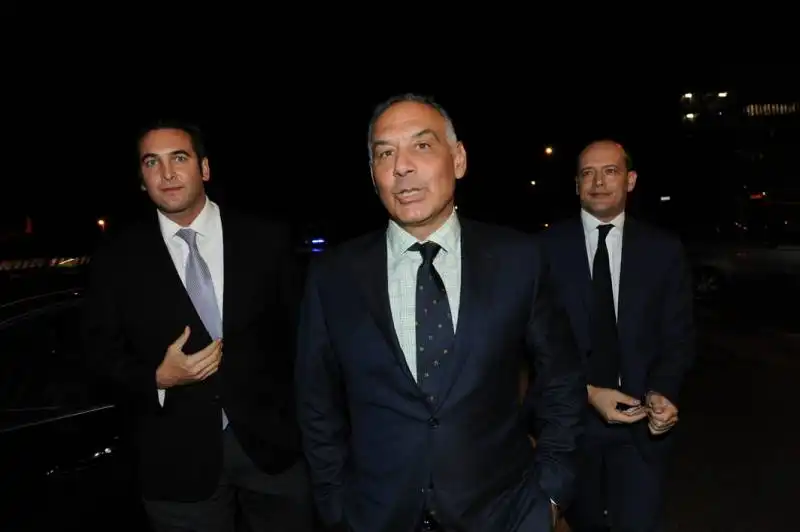 cena di finanziamento del pd a roma  italo zanzi  james pallotta  mauro baldissoni