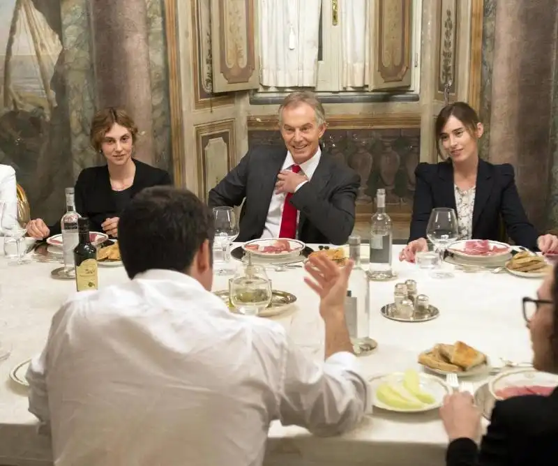 cena renzi blair orlando boschi madia 1