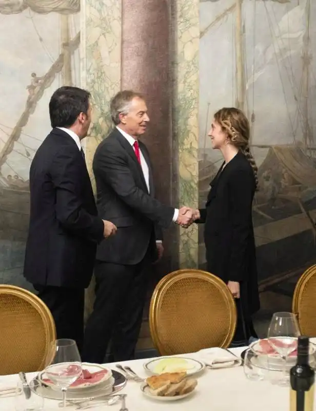 cena renzi blair orlando boschi madia 5