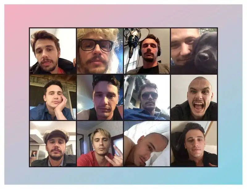 il calendario di james franco su paper 4