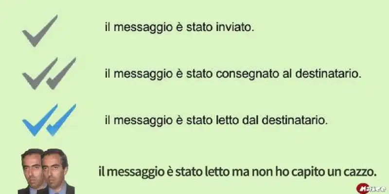 il nuovo whatsapp versione gasparri