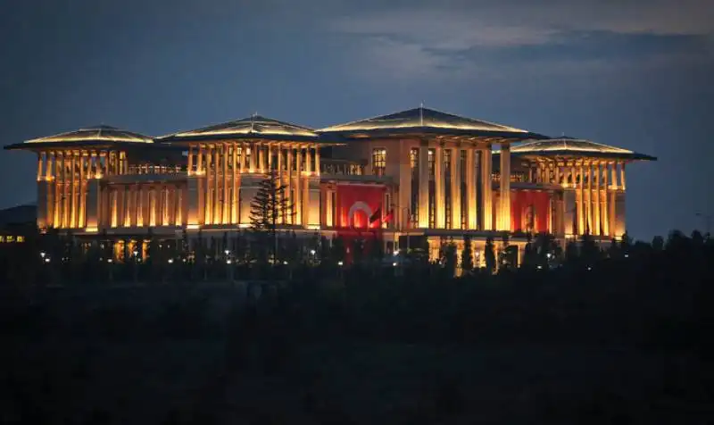 il palazzo di erdogan ad ankara