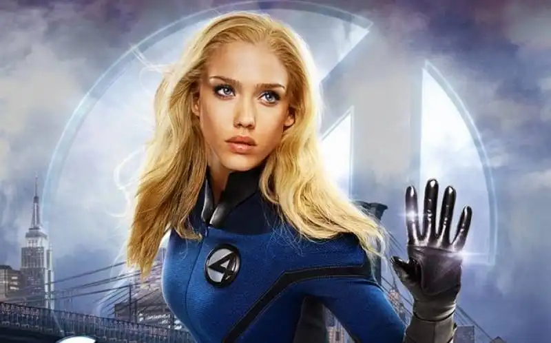 jessica alba nei panni della donna invisibile per i fantastici 4 e silver surfer 2