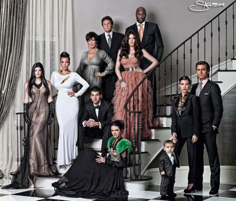 kardashian christmas card