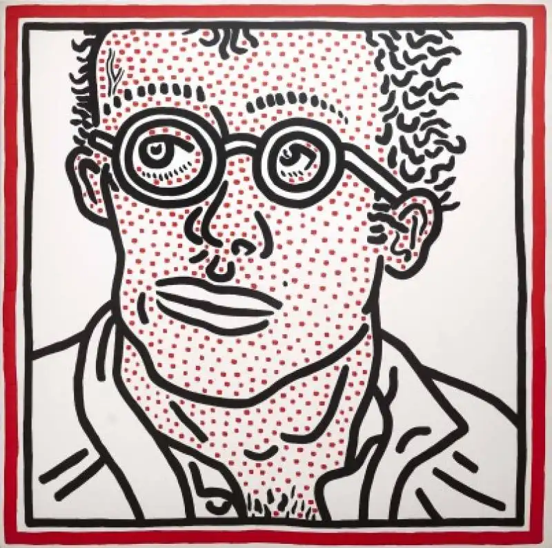 keith haring autoritratto