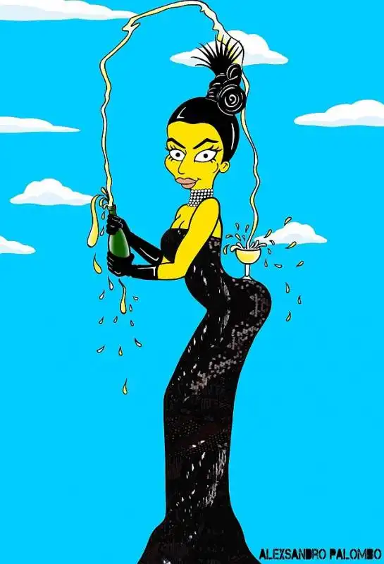 kim kardashian versione simpsons 2