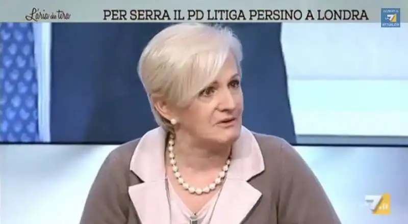 LIVIA TURCO PIANGE PER IL CALO DI ISCRITTI AL PD