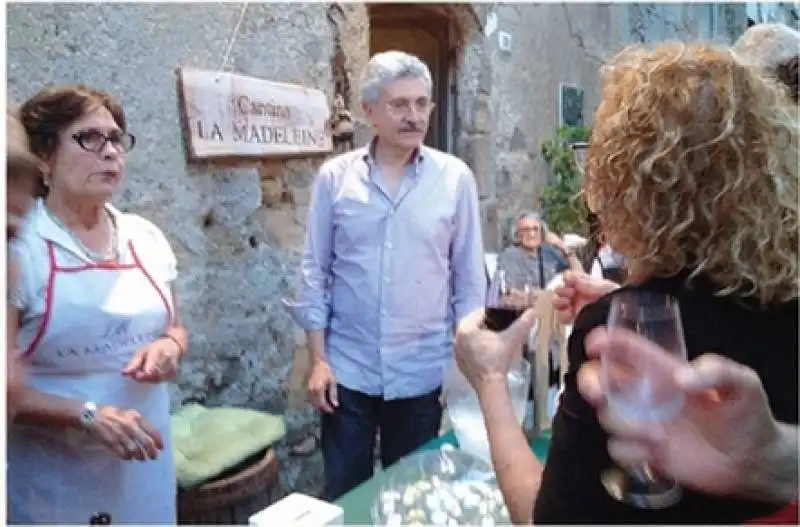 MASSIMO D'ALEMA OTRICOLI PRESENTAZIONE DEL SUO VINO