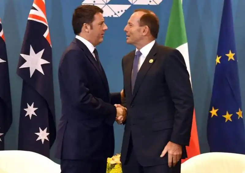 matteo renzi tony abbott