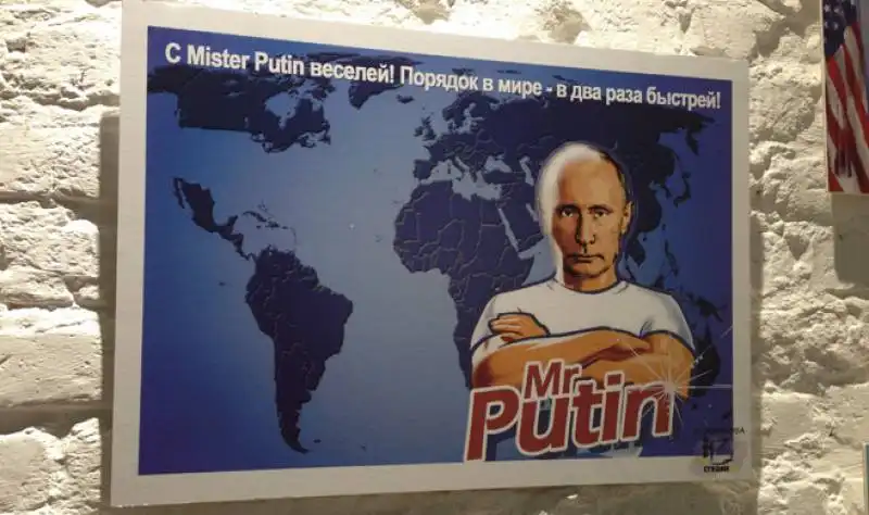 mister putin puo pulire il mondo due volte piu velocemente