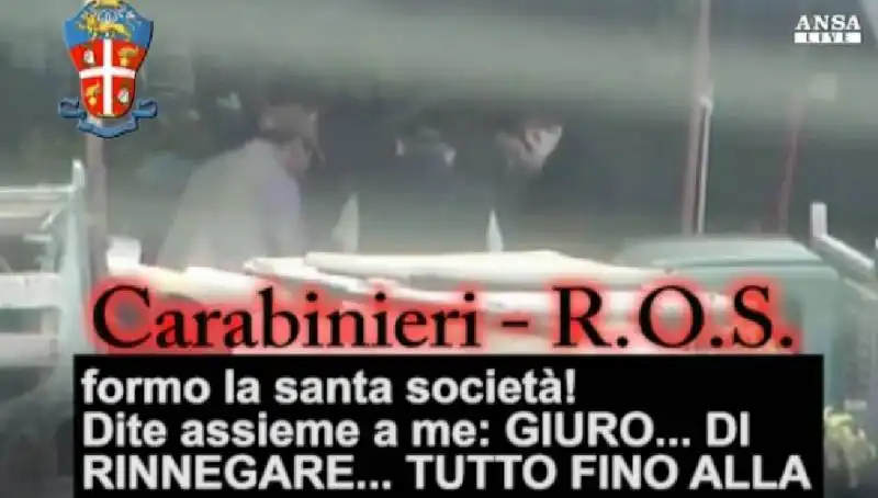 ndrangheta 40 arresti il giuramento 6