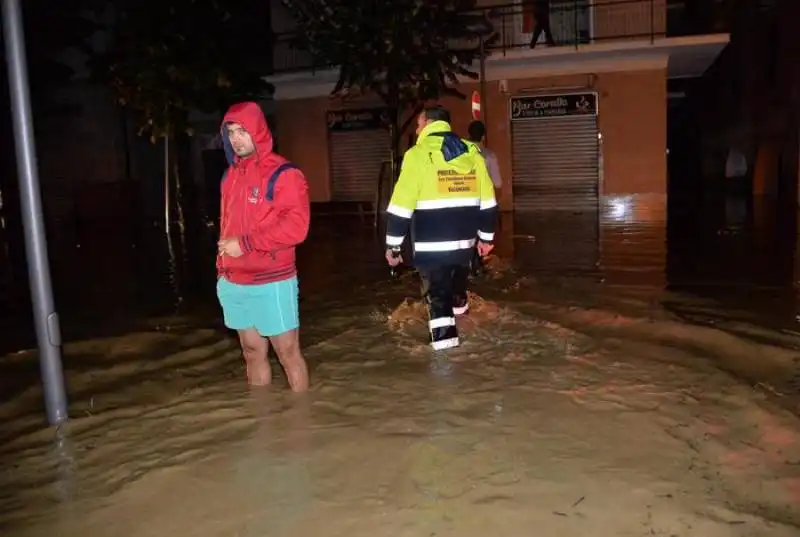  nubifragio nel tigullio, allagamenti a chiavari  6