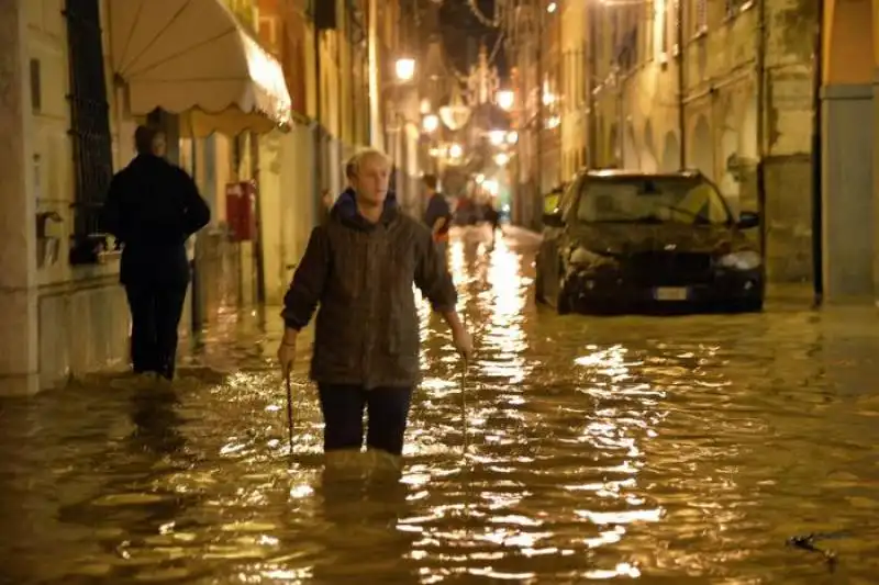  nubifragio nel tigullio, allagamenti a chiavari  9