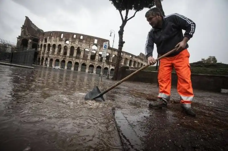 pioggia a roma  5