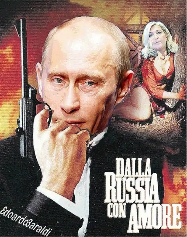 putin le pen 