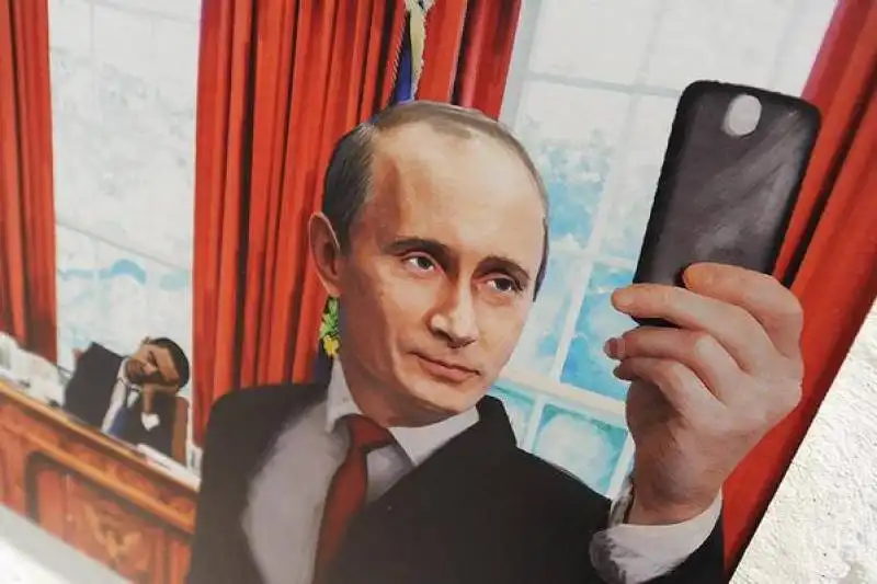 putin selfie obama