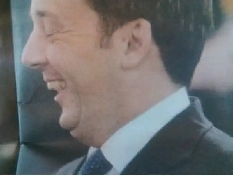 renzi con la pappagorgia