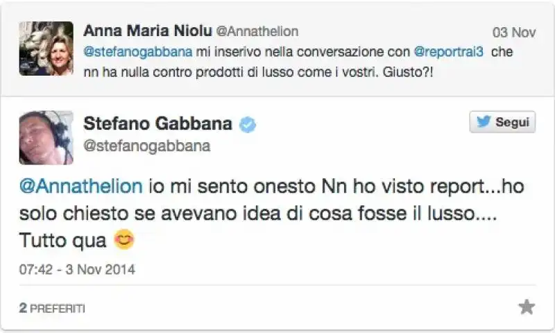 stefano gabbana twitta a report su moncler  10