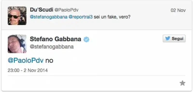 stefano gabbana twitta a report su moncler  12