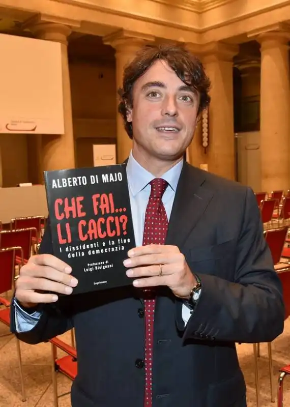 alberto di majo con il suo ultimo libro