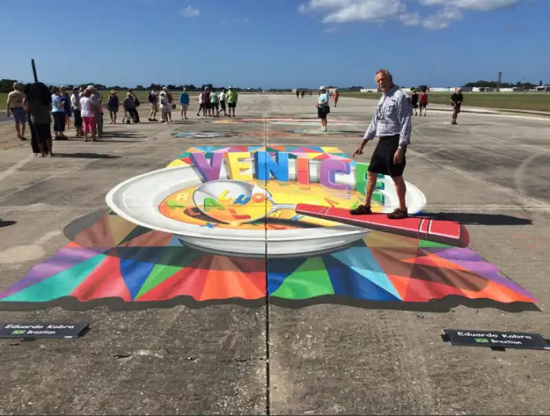 artista del gessetto al chalk festival