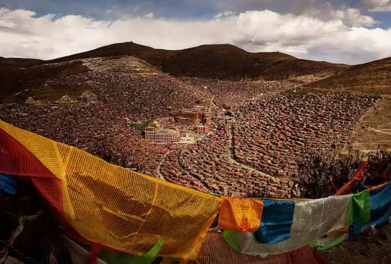 bandiera di preghiera tibetana