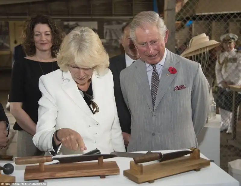 carlo e camilla in visita alla seppeltsfielf winery