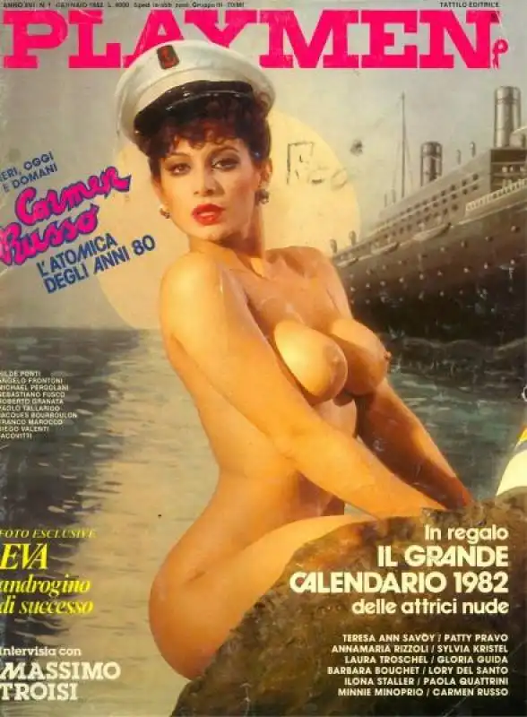 carmen russo su playmen 