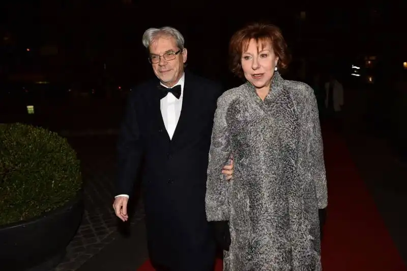 claudio de vincenti con la moglie paola