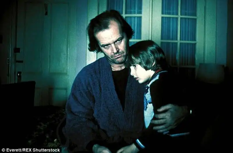 danny lloyd con jack nicholson