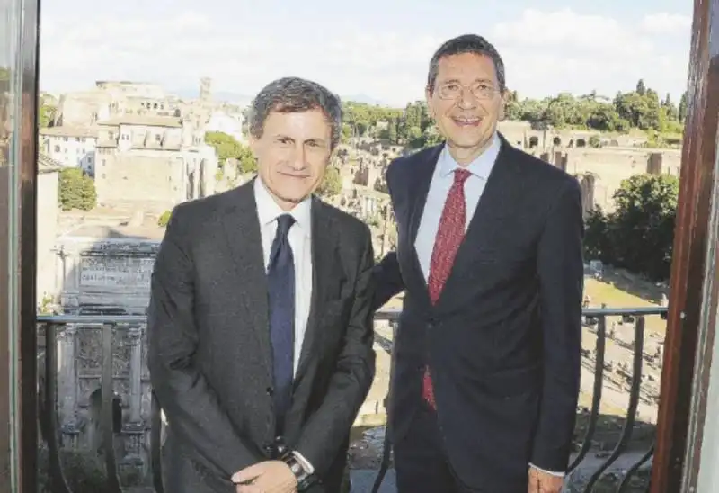 GIANNI ALEMANNO E IGNAZIO MARINO