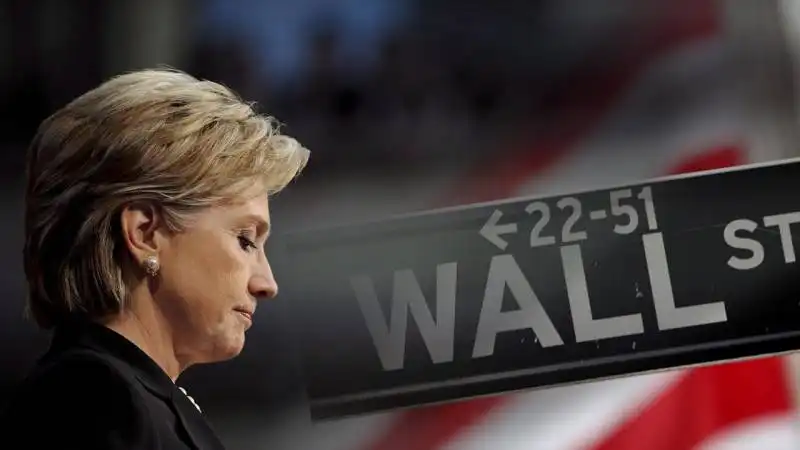 hillary clinton wall street