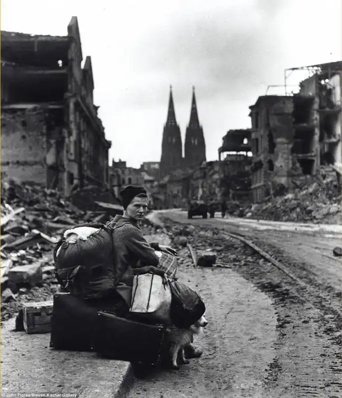 il volto di una donna a colonia 1945