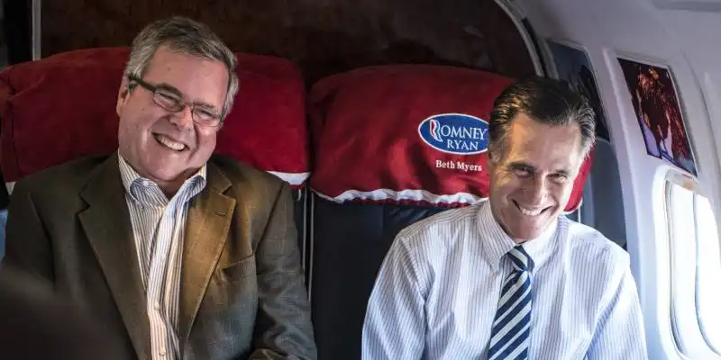 jeb bush mitt romney