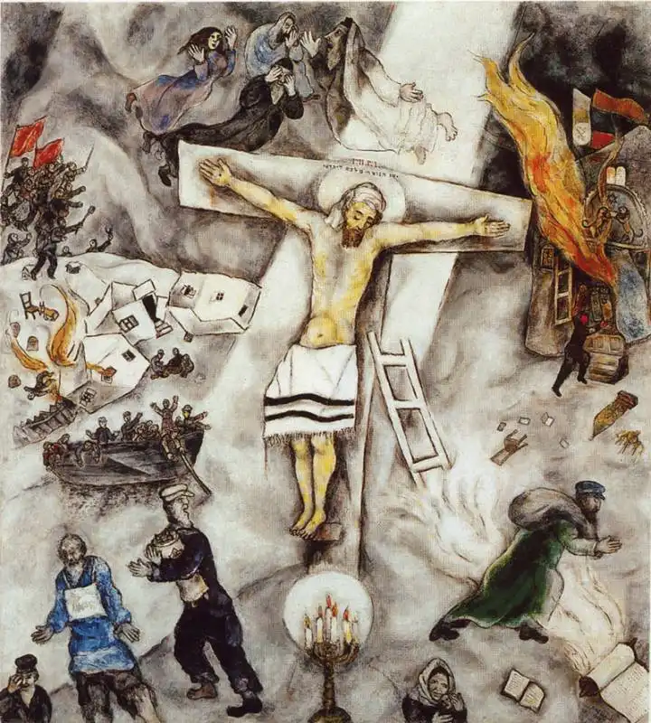 LA CROCIFISSIONE BIANCA DI CHAGALL