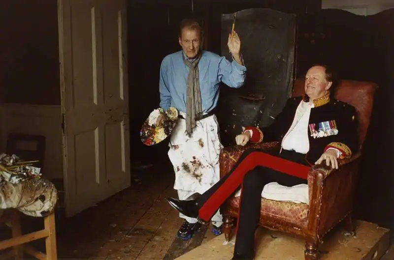 lucian freud e andrew parker bowles