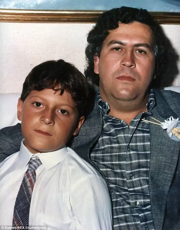 pablo escobar con figlio sebastian