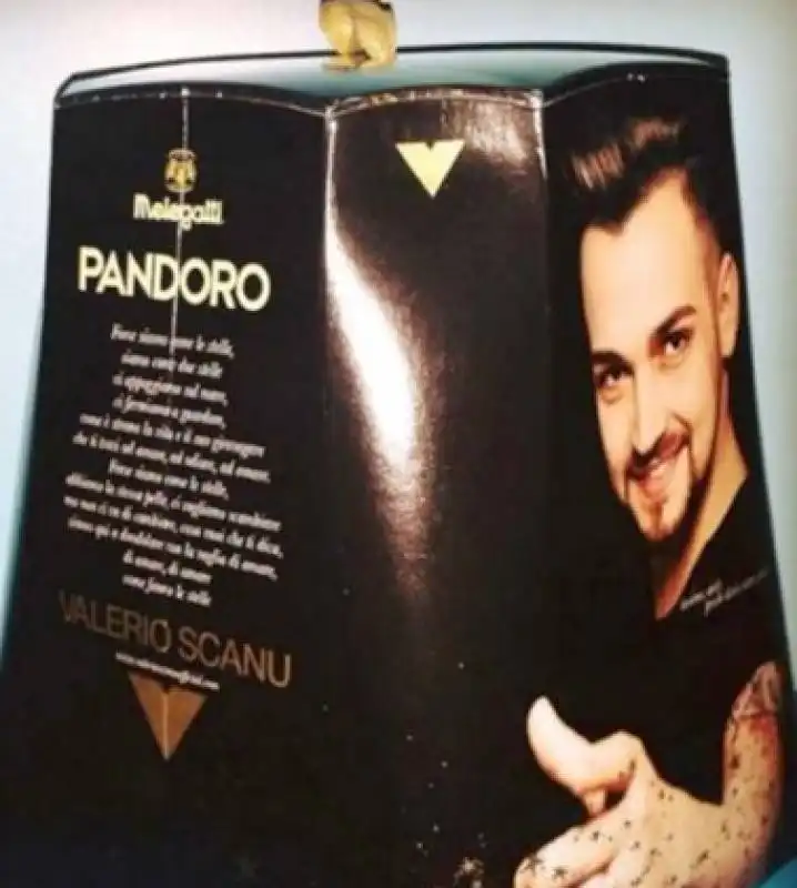 pandoro con valerio scanu pubblicato da selvaggia lucarelli