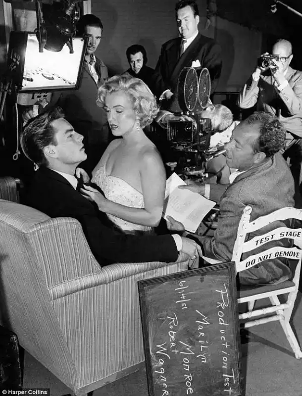 robert wagner con marilyn monroe   14 giugno 1951