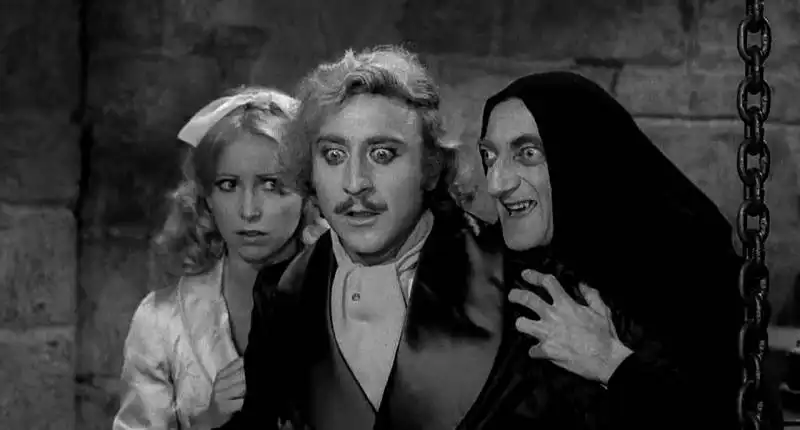 teri garr con gene wilder e marty feldman in frankenstein junior